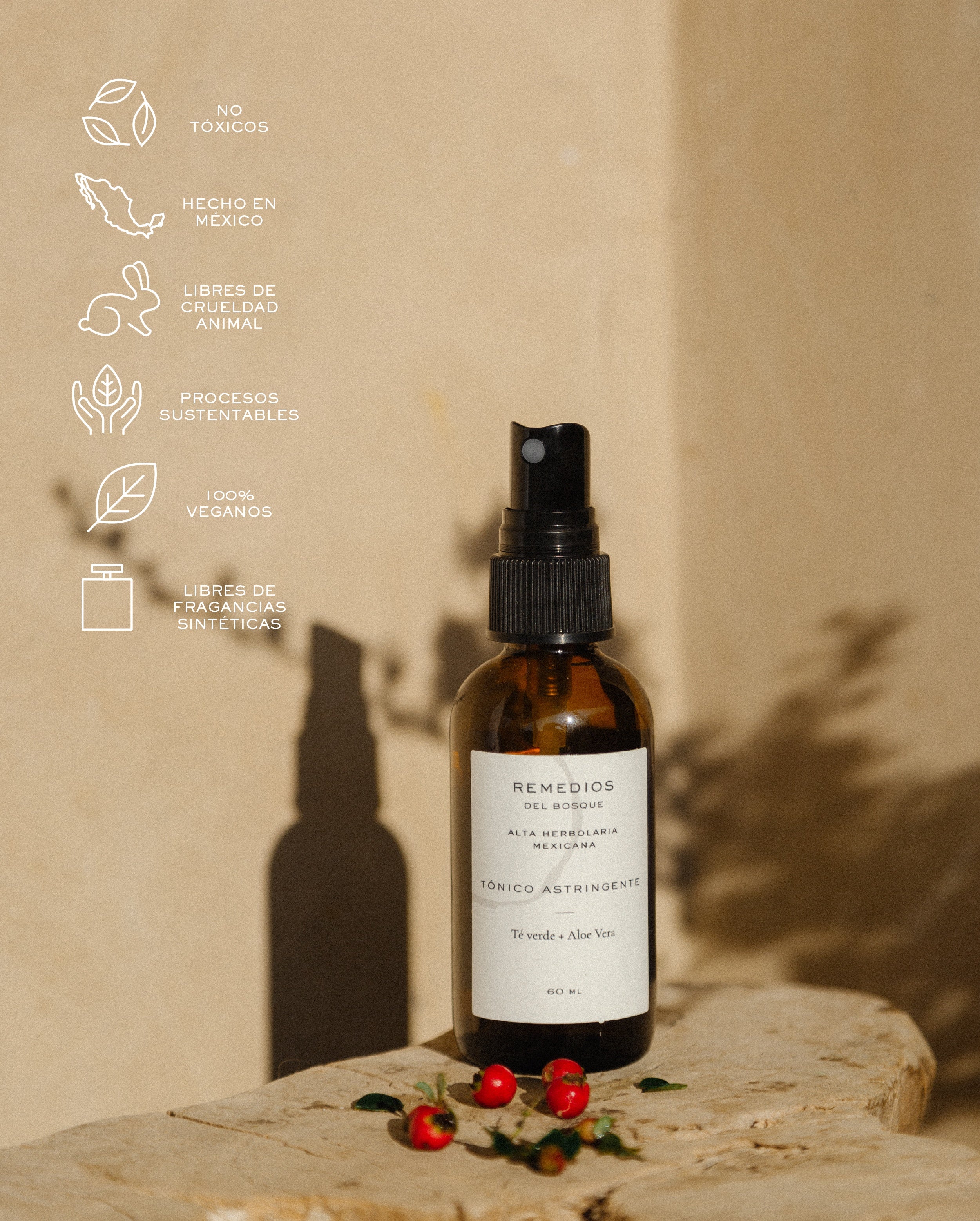 Tónico Astringente  Aloe + Té verde